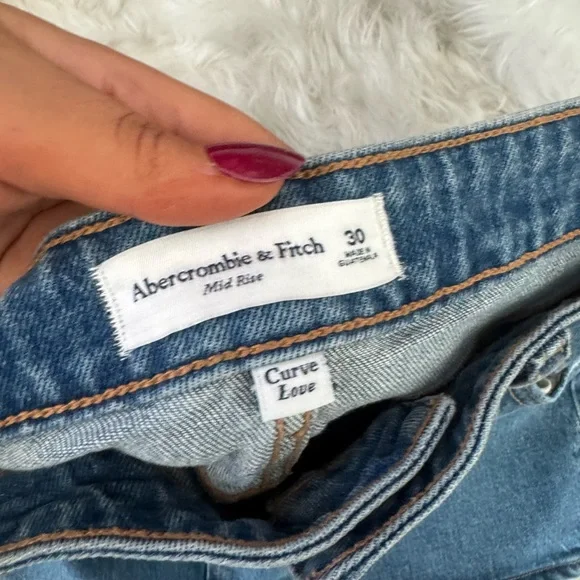 Mid Rise Denim Skirt - Picture 2 of 4